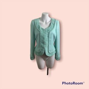 Ellen Tracy Robins Egg Cropped Bolero NWT 4 Jacket